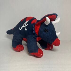 Atlanta Braves Triceratops Plus by Foco MLB Baseball Dinosaur Rawr